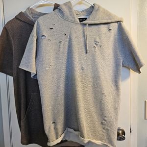 Men's Short Sleeve Hoodie (2)